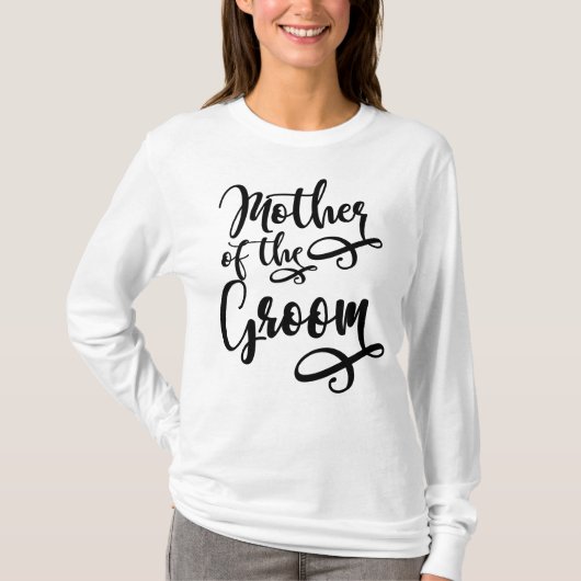 Moeder van de bruidegom t-shirt (Voorkant)
