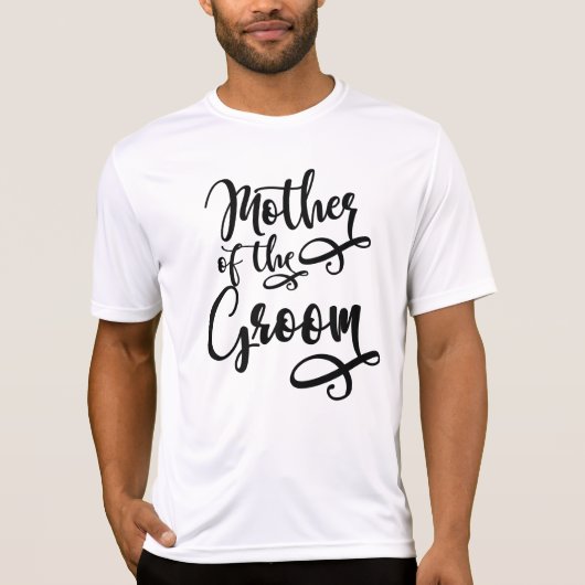 Moeder van de bruidegom t-shirt (Voorkant)