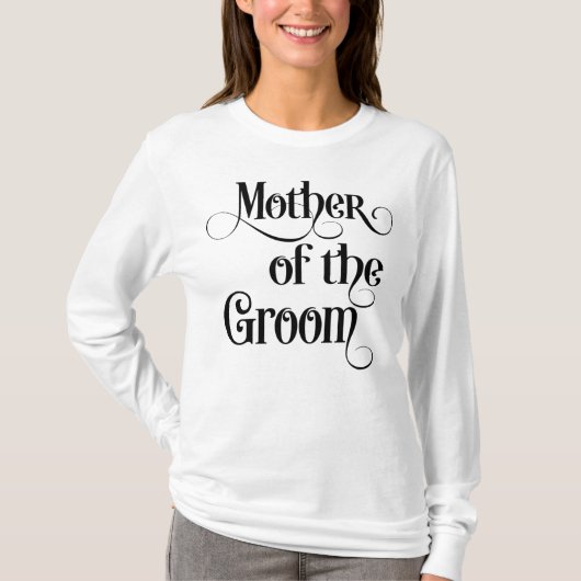 Moeder van de bruidegom t-shirt (Voorkant)