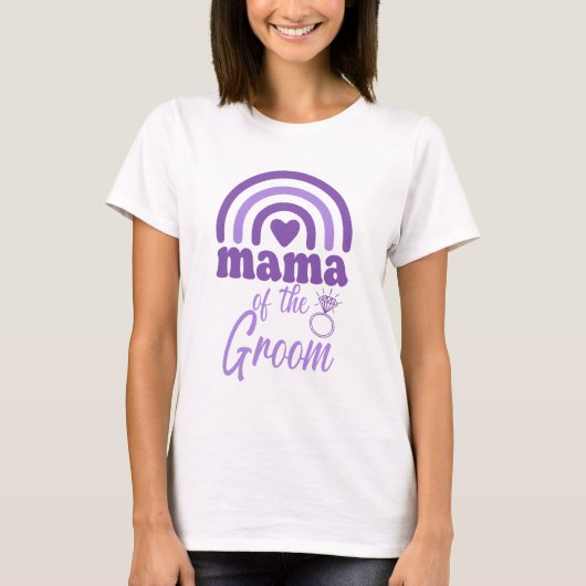 Moeder van de Bruidegom T-shirt (Voorkant)
