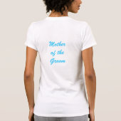 Moeder van de bruidegom t-shirt (Achterkant)