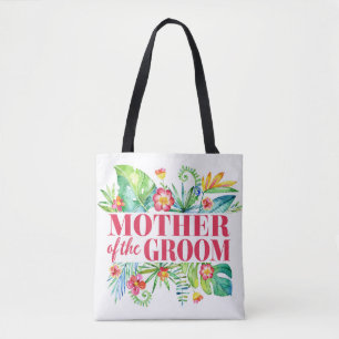 Moeder van de bruidegom Tropische Bestemming Trouw Tote Bag
