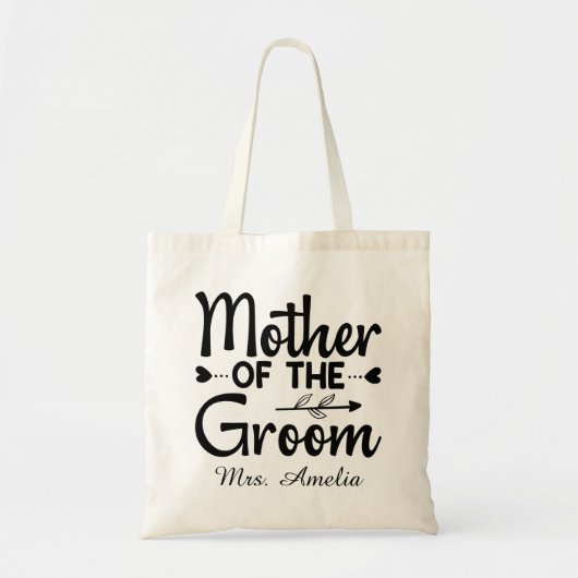 Moeder Van De Bruidegom Trouwen Tote Bag (Voorkant)