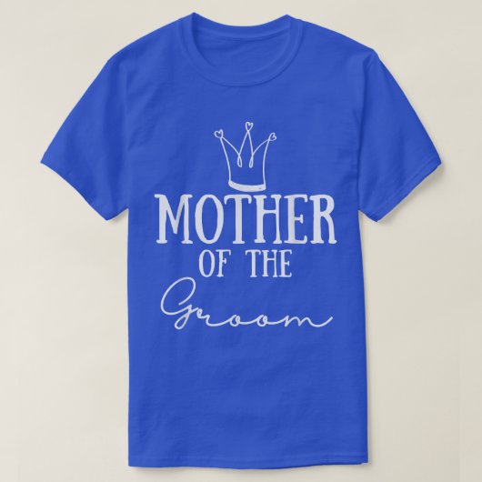 Moeder van de Bruidegom Trouwfeest Afscheid van de T-shirt (Design voorkant)