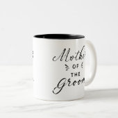 Moeder van de Bruidegom Tweekleurige Koffiemok (Voorkant rechts)