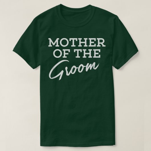 Moeder van de bruidegom verlovingsfeest t shirt (Design voorkant)