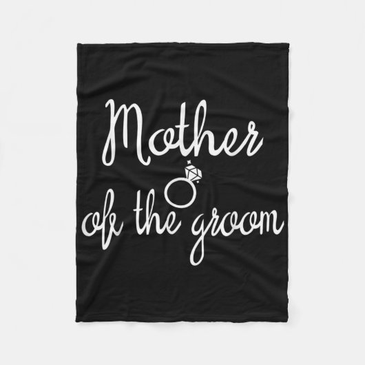 Moeder van de bruidegom vrijgezellenfeest bruidsme fleece deken (Voorkant)