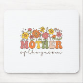 Moeder van de bruidegom Wildflower Bloemen Bachelo Muismat (Voorkant)