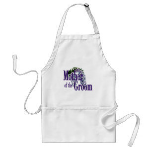 Moeder van de bruidegom / Wisteria bruiloft Standaard Schort