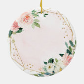 Moeder van de bruidgeschenk van de bruid keramisch ornament (Achterkant)