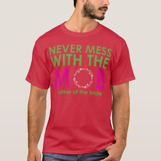 Moeder van de bruidS moeder familie T-shirt (Voorkant)