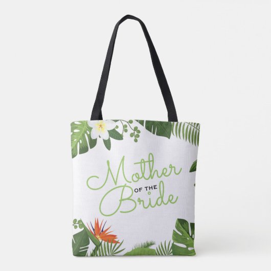 Moeder van de bruidsbestemming bruiloft tote bag (Achterkant)