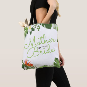 Moeder van de bruidsbestemming bruiloft tote bag