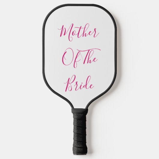 Moeder van de bruidsbruid Elegant Gift Wedding Fav Pickleball Paddle (Voorkant)