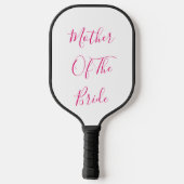 Moeder van de bruidsbruid Elegant Gift Wedding Fav Pickleball Paddle (Achterkant)