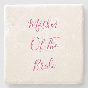 Moeder van de bruidsbruid Elegant Gift Wedding Fav Stenen Onderzetter