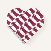 Moeder van de bruidsbruidebruin maroon Wedding Gow Notitieboek (Voorkant)