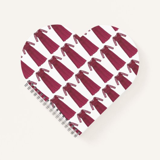 Moeder van de bruidsbruidebruin maroon Wedding Gow Notitieboek (Voorkant)