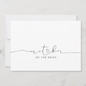 Moeder van de bruidsbruidsochtendboodschap (Voorkant)