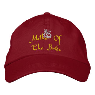 Moeder van de bruidsbruidsrood pet