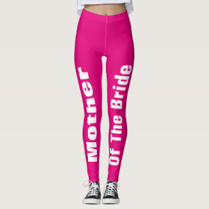 Moeder van de bruidsbruiloft Ouders geven gunsten Leggings