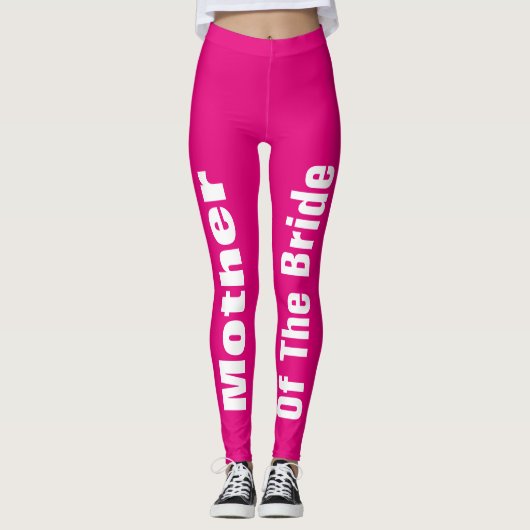 Moeder van de bruidsbruiloft Ouders geven gunsten Leggings (Voorkant)