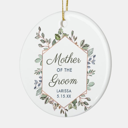 Moeder van de bruidsdag keramisch ornament (Links)