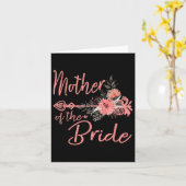 Moeder van de bruidsmoeder bruiloft kaart (Gele Bloem)