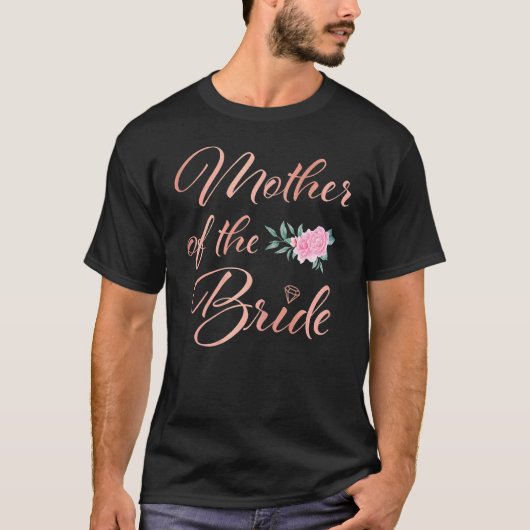 Moeder van de bruidsmoeder van de bruidsschat t-shirt (Voorkant)