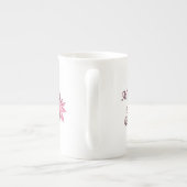 Moeder van de bruidsroze porselein kop (Achterkant)