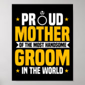Moeder van de bruidsste bruiloft moeder poster (Voorkant)