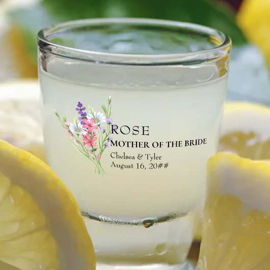 Moeder van de bruinbloem shot glas