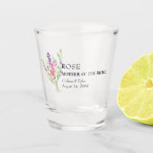 Moeder van de bruinbloem shot glas (Voorkant)