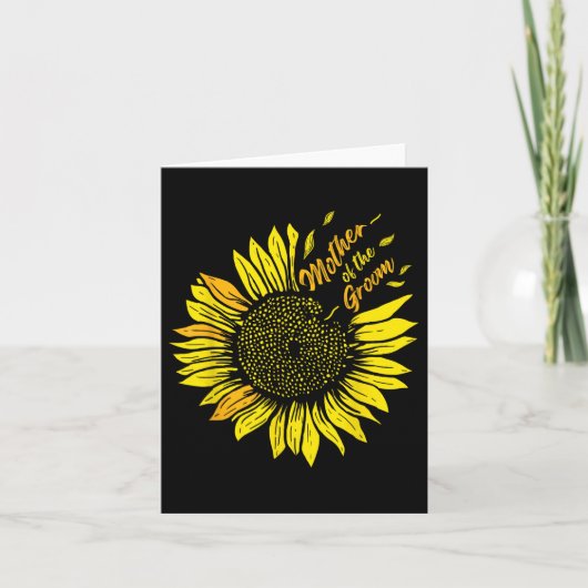 Moeder van de bruinbruidsbloem kaart (Voorkant)