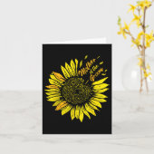 Moeder van de bruinbruidsbloem kaart (Gele Bloem)