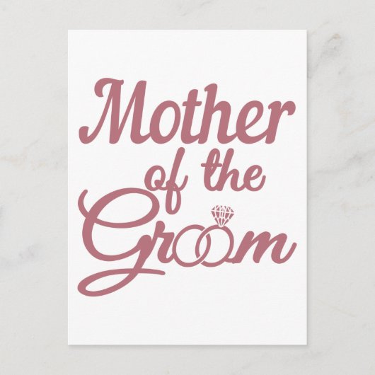 Moeder van de bruinbruiloft familie komt overeen briefkaart (Voorkant)