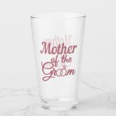 Moeder van de bruinbruiloft familie komt overeen glas (Voorkant)