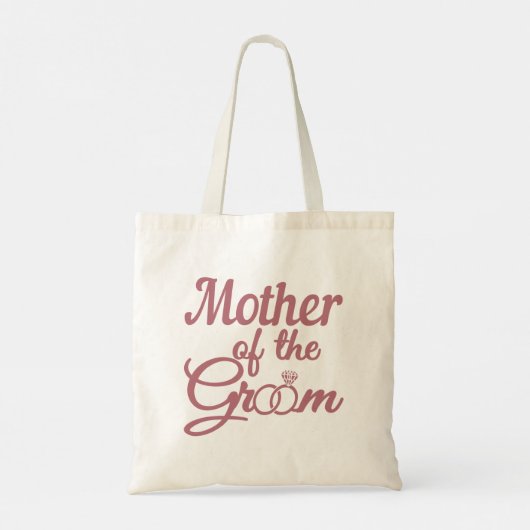 Moeder van de bruinbruiloft familie komt overeen tote bag (Achterkant)