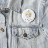 Moeder van de bruine Button-past aan Ronde Button 5,7 Cm (In situ)