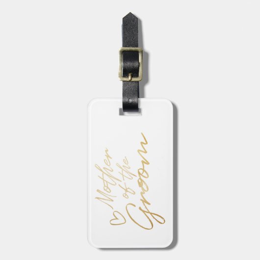 Moeder van de bruinkoolfolie bagagelabel (Voorkant verticaal)