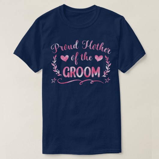 Moeder van de bruinmoeder van de vrijgezel P T-shirt (Design voorkant)