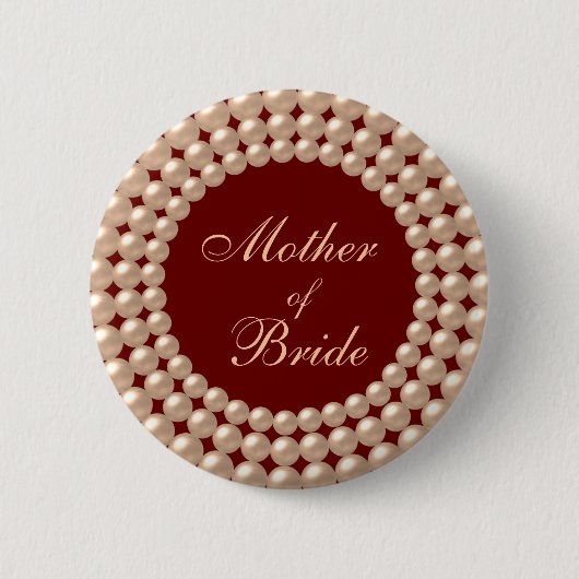 Moeder van de Button Bride Pearl Jeweled (Voorkant)