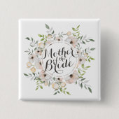 Moeder van de Button van de Waterverf van de Bride (Voorkant)
