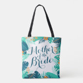 Moeder van de Canvas tas van de Bride Summer Weddi (Achterkant)
