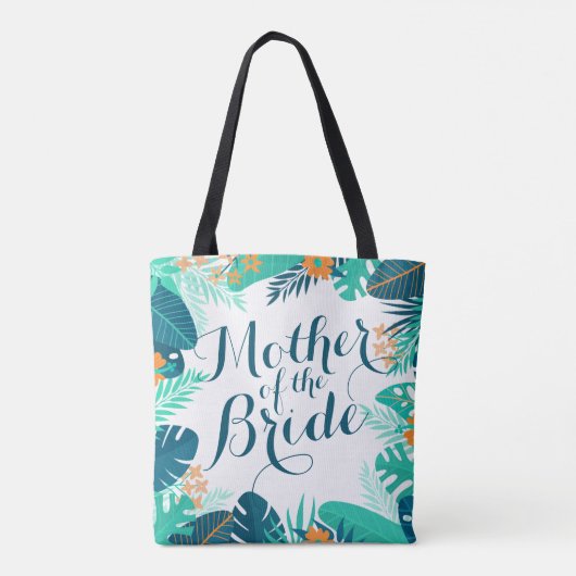 Moeder van de Canvas tas van de Bride Summer Weddi (Achterkant)