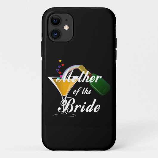 Moeder van de Champagne Bride Toast Case-Mate iPhone Case (Achterkant)
