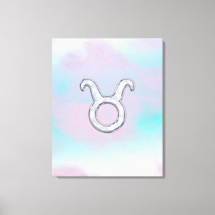 Moeder van de dierentuin Pearl Taurus Astrologie Canvas Afdruk