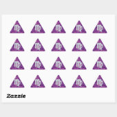 Moeder van de dierentuin van Pearl op de roze digi Sticker (Vel)