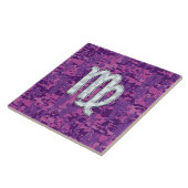 Moeder van de dierentuin van Pearl op de roze digi Tegeltje (Zijkant)