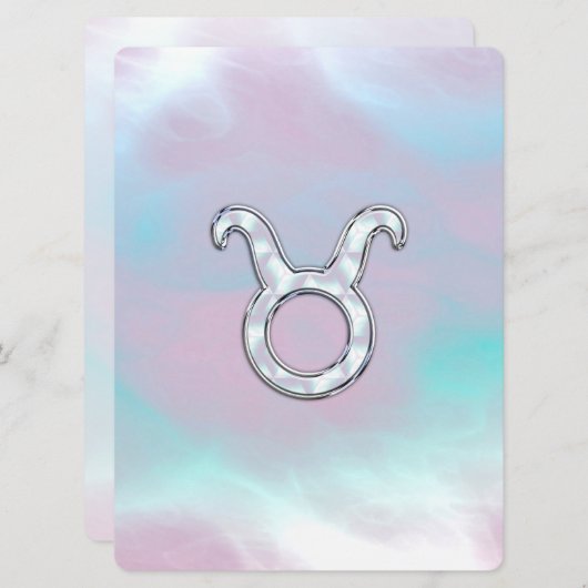 Moeder van de dierentuin van Pearl Taurus Astrolog (Voorkant / Achterkant)